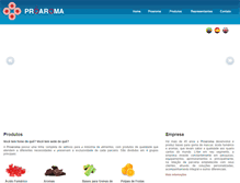 Tablet Screenshot of proaroma.com.br